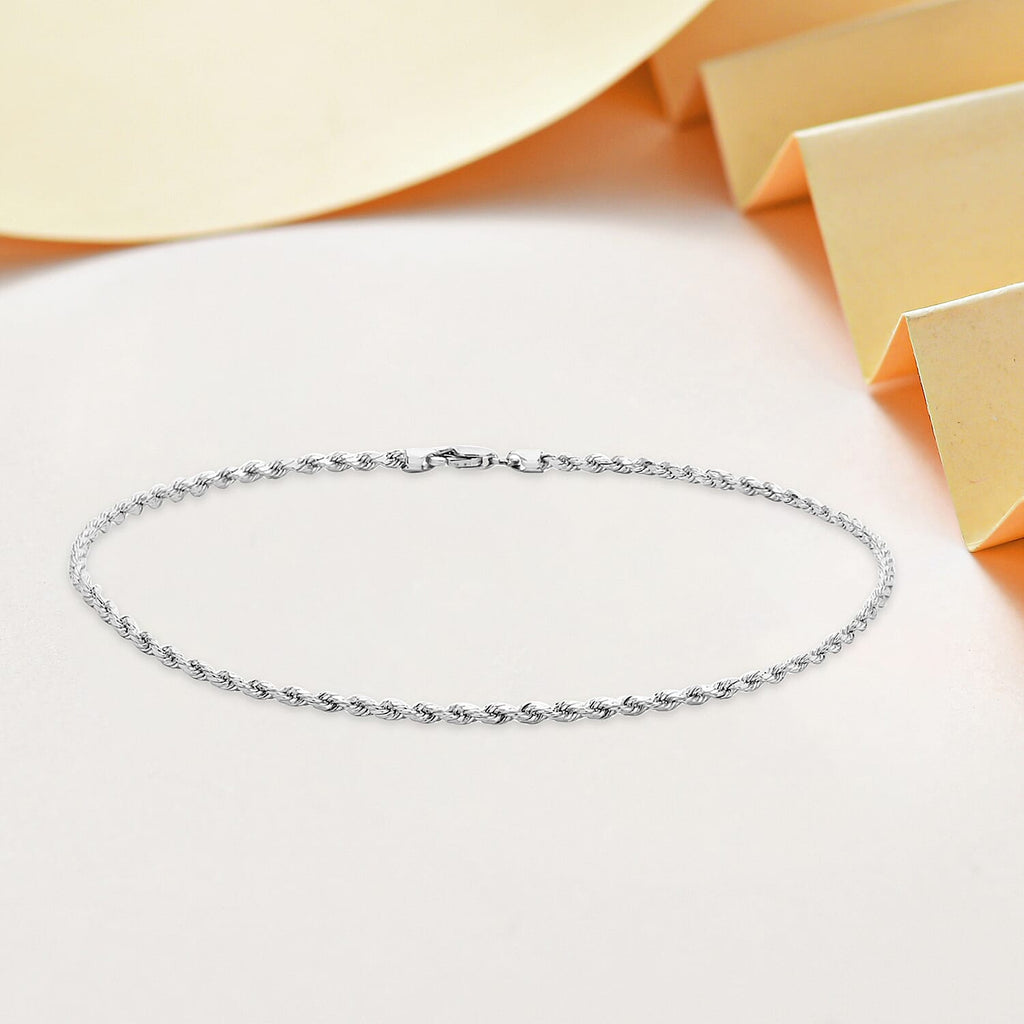9K Yellow Gold  Anklet,  Gold Wt. 1.8 Gms