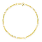 9K Yellow Gold  Anklet,  Gold Wt. 1 Gms
