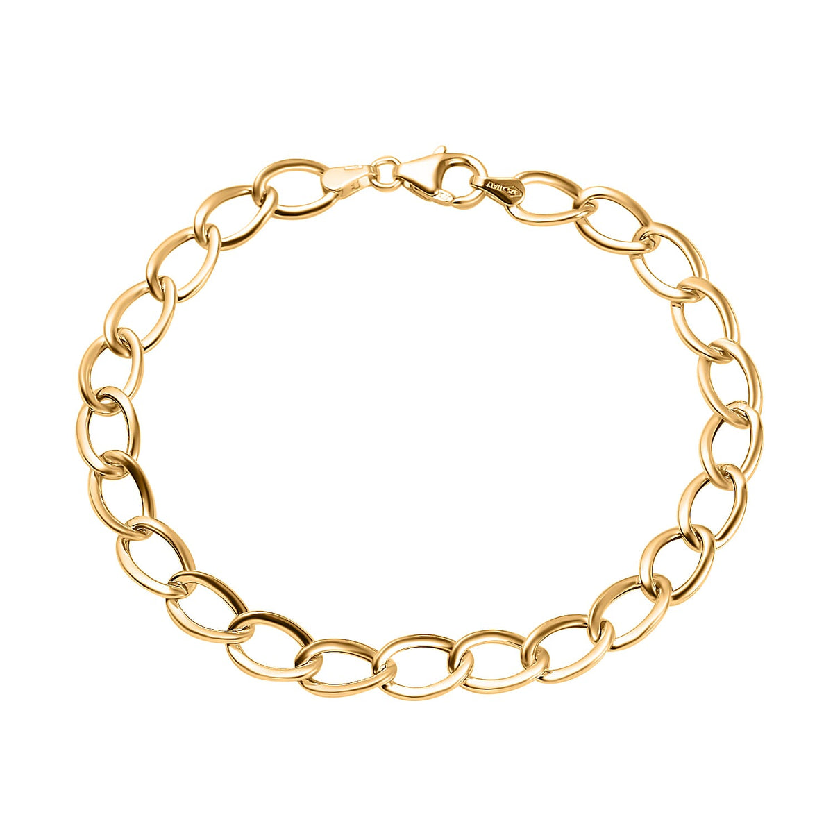 Maestro Collection - 9K Yellow Gold Oval Link Bracelet (Size - 7.5), Gold wt - 3.01 Gms 7638391 0