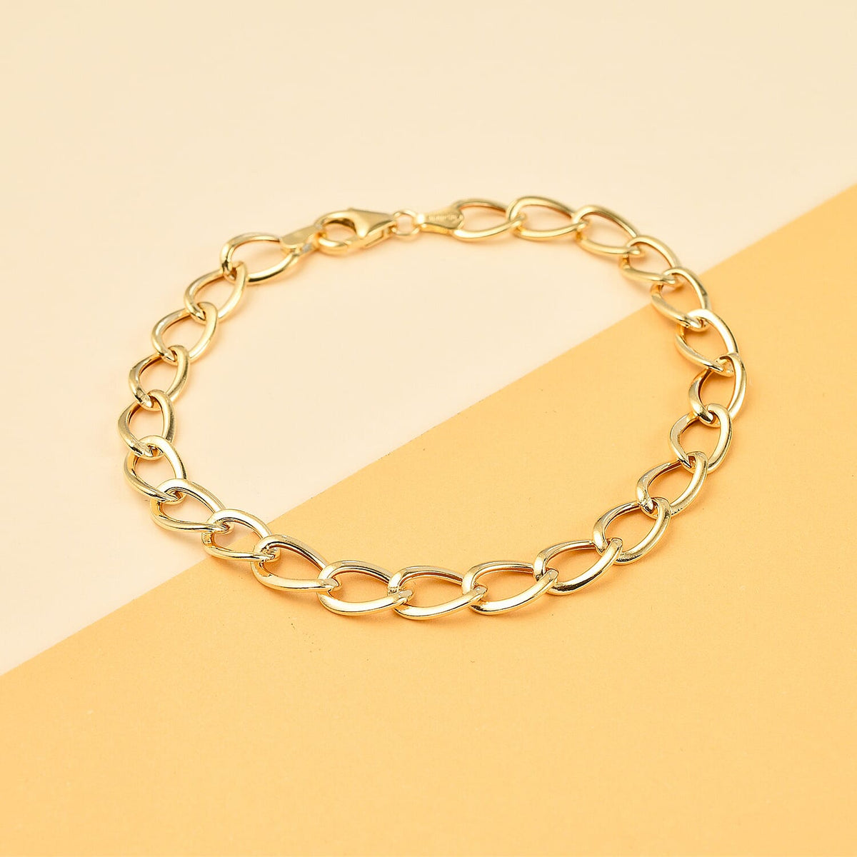 Maestro Collection - 9K Yellow Gold Oval Link Bracelet (Size - 7.5), Gold wt - 3.01 Gms 7638391 1