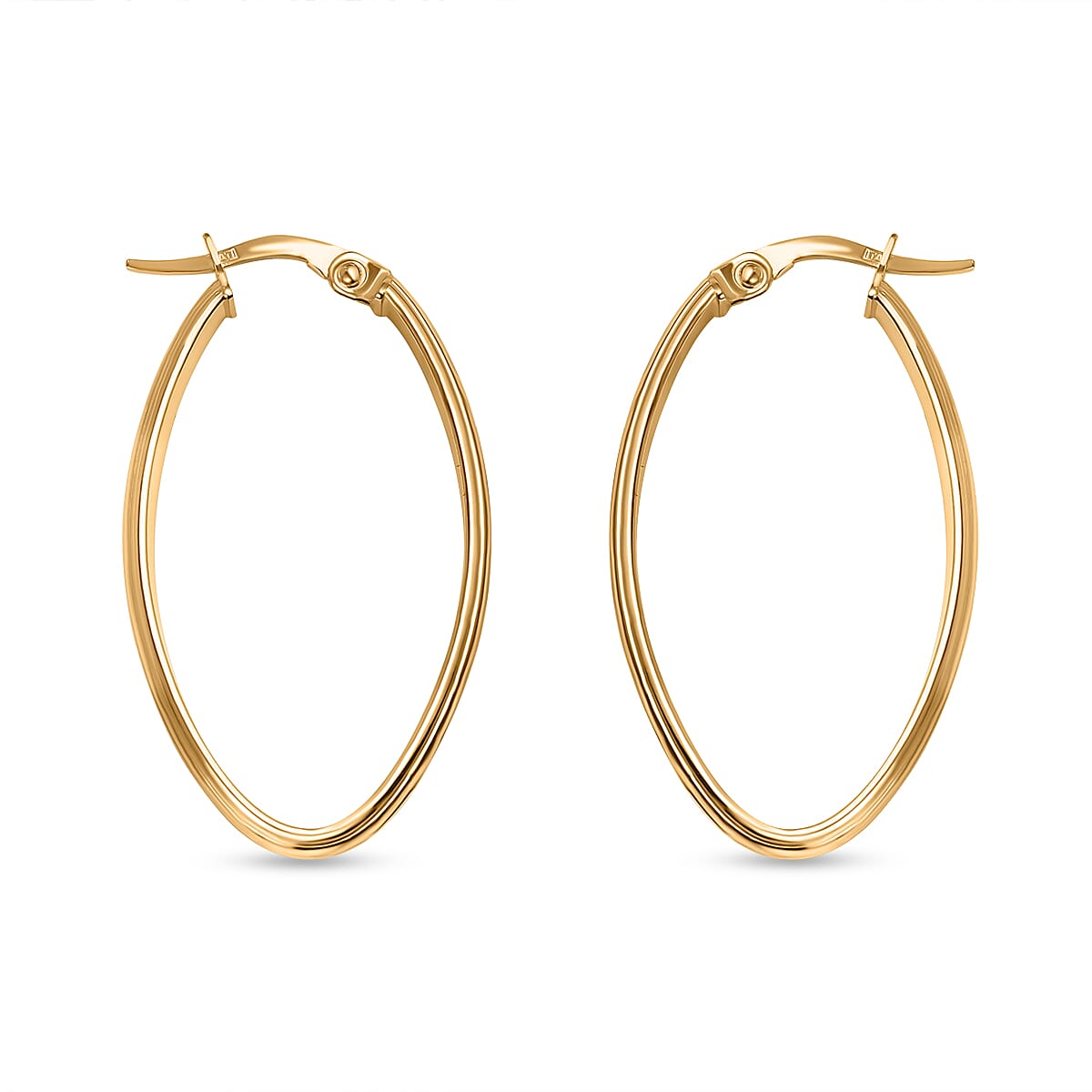 Maestro Collection - 9K Yellow Gold Hoop Earrings 7594942 3