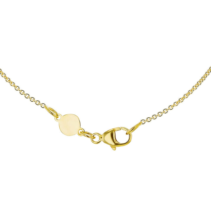 3 Bar Pendant With Adjustable Necklace in 9K Yellow Gold 15 Inch 7568444 2