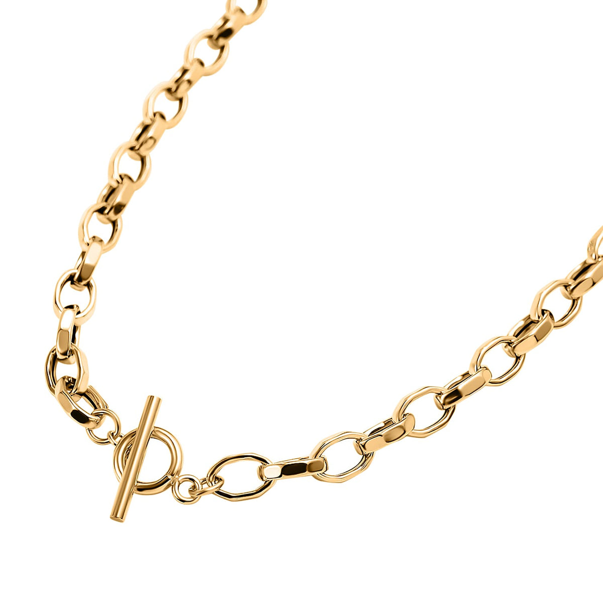 Maestro Collection - 9K Yellow Gold Rolo Necklace (Size - 20) with T-Bar Lock, Gold Wt. 7.5 Gms 7570627 2