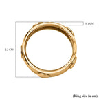 Maestro Collection - 9K Yellow Gold Circular Station Ring