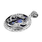 Royal Bali Collection- Abalone Shell Pendant Sterling Silver 20 Ct, Silver Wt. 6.78 Gms