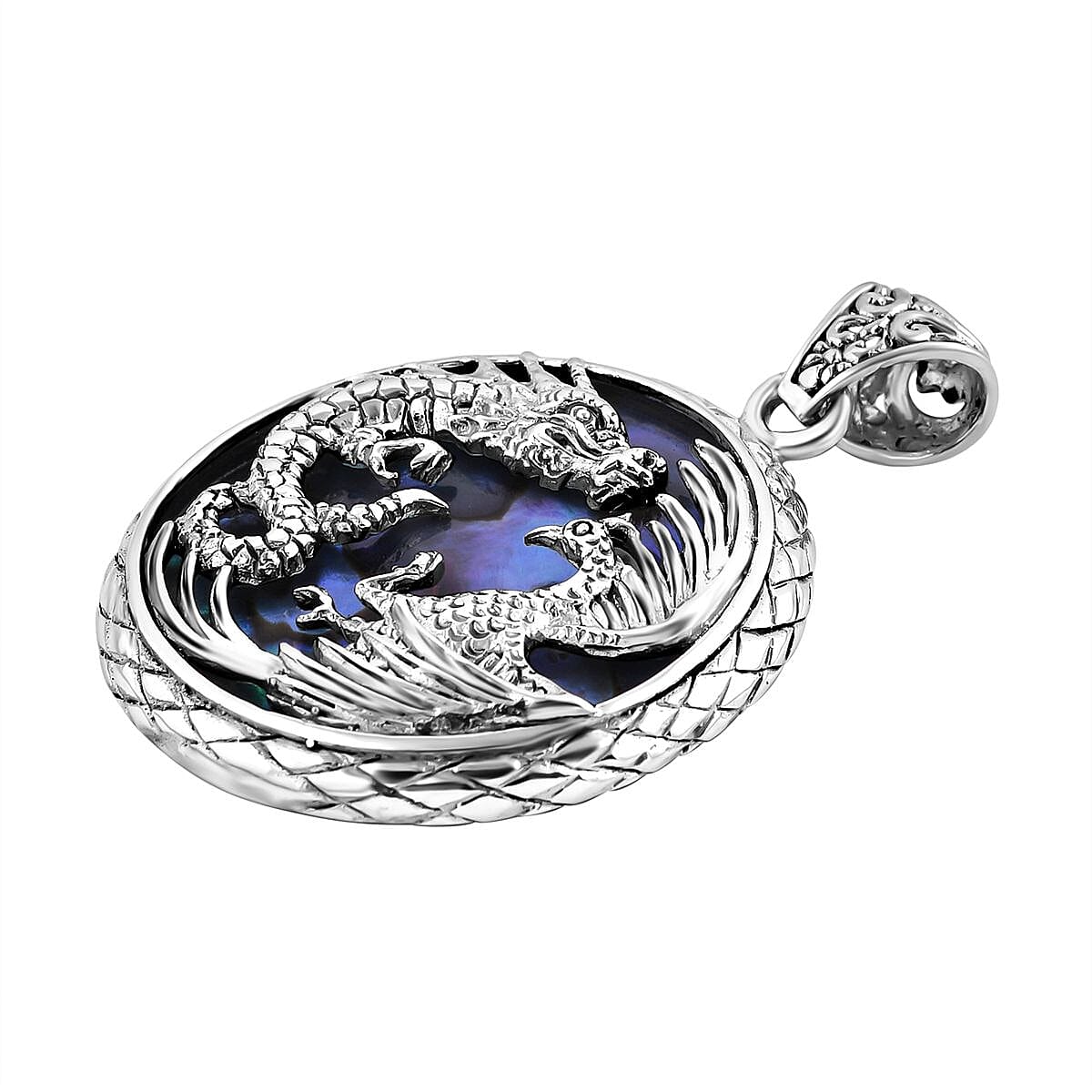 Royal Bali Collection- Abalone Shell Pendant Sterling Silver 20 Ct, Silver Wt. 6.78 Gms 7620848 4