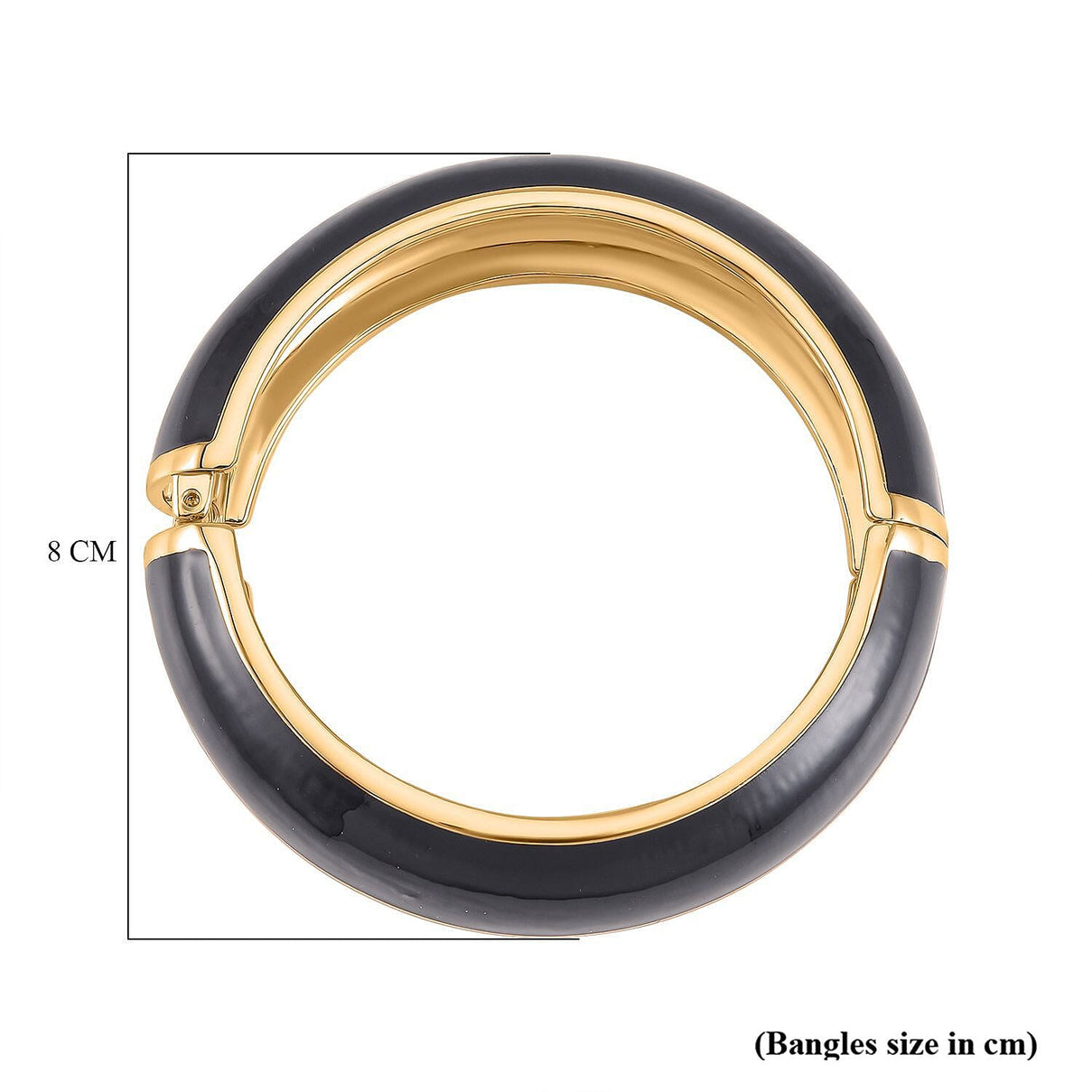 Designer Inspired Enamelled Bangle (Size 7.5) 7642751 7
