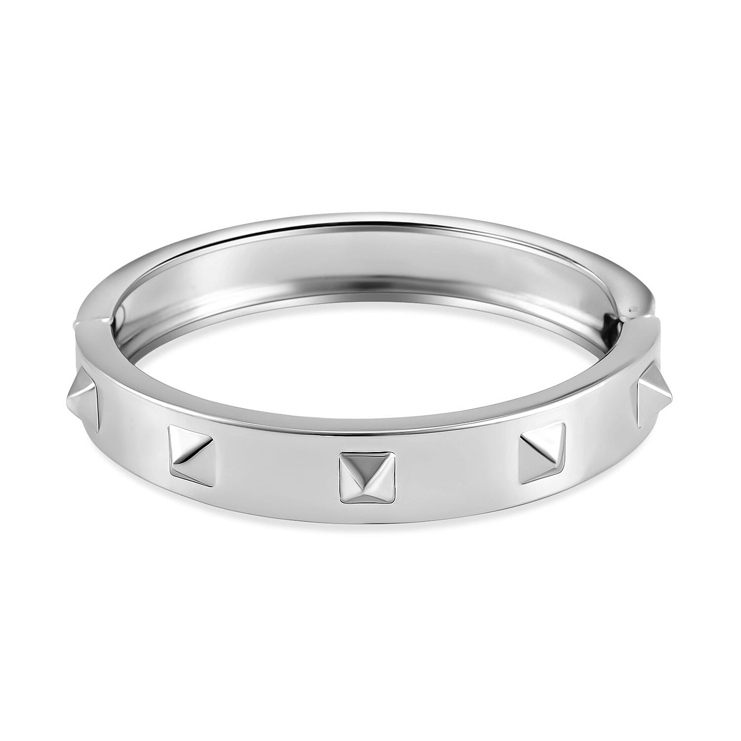 Designer Inspired Close out - Pyramid Spikes Bangle (Size - 7.5) 7642819 0