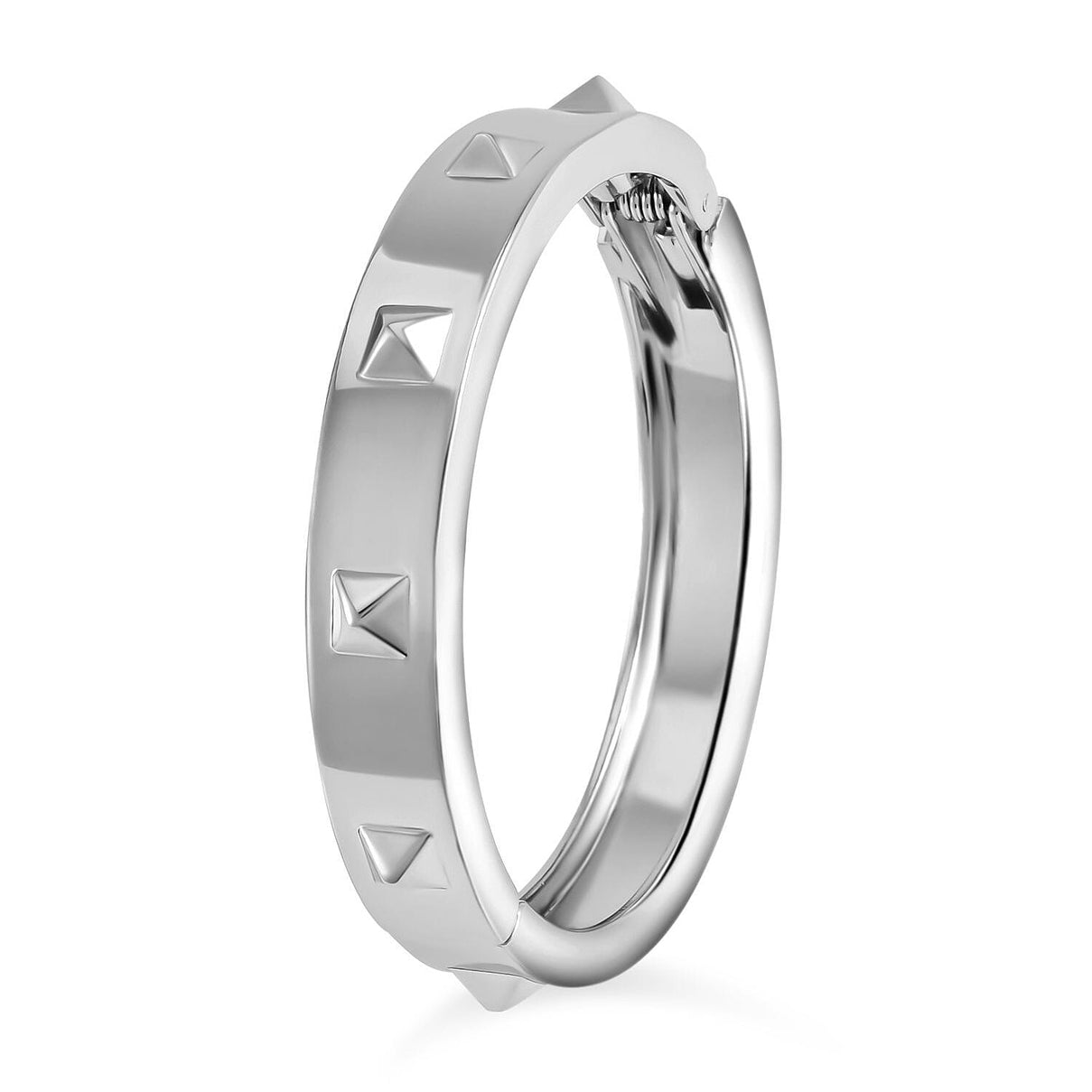 Designer Inspired Close out - Pyramid Spikes Bangle (Size - 7.5) 7642819 3