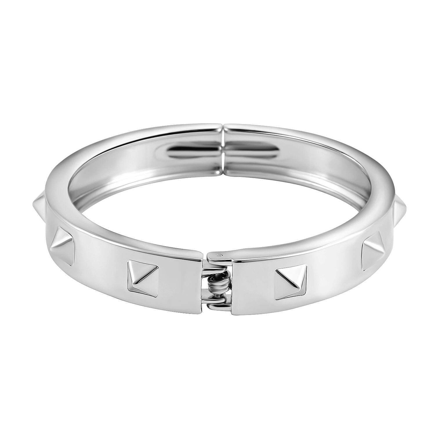 Designer Inspired Close out - Pyramid Spikes Bangle (Size - 7.5) 7642819 5