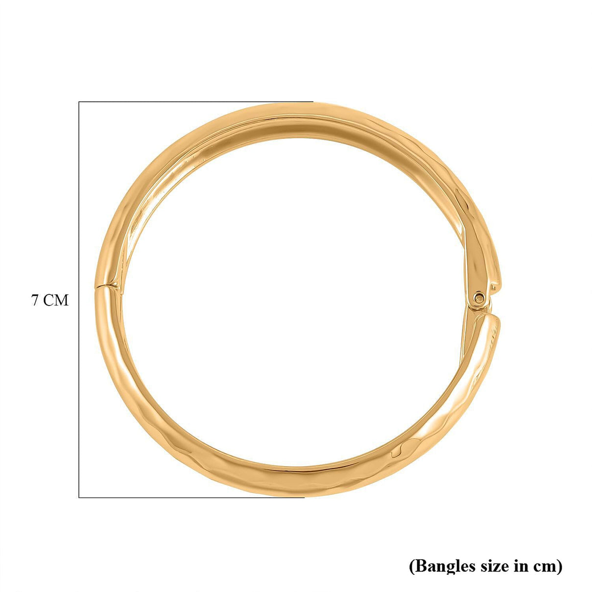 NY Close Out - Textured Bangle (Size 7.25) 7642910 7