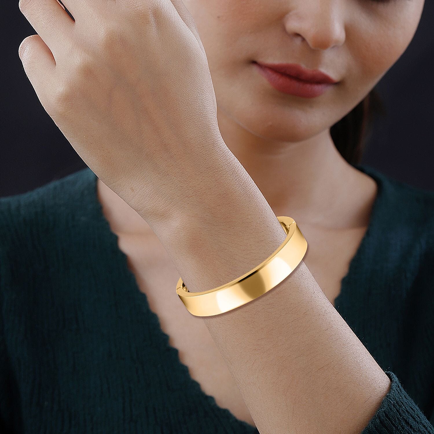 Designer Inspired Hinged Bangle (Size - 7.25) 7643055 3