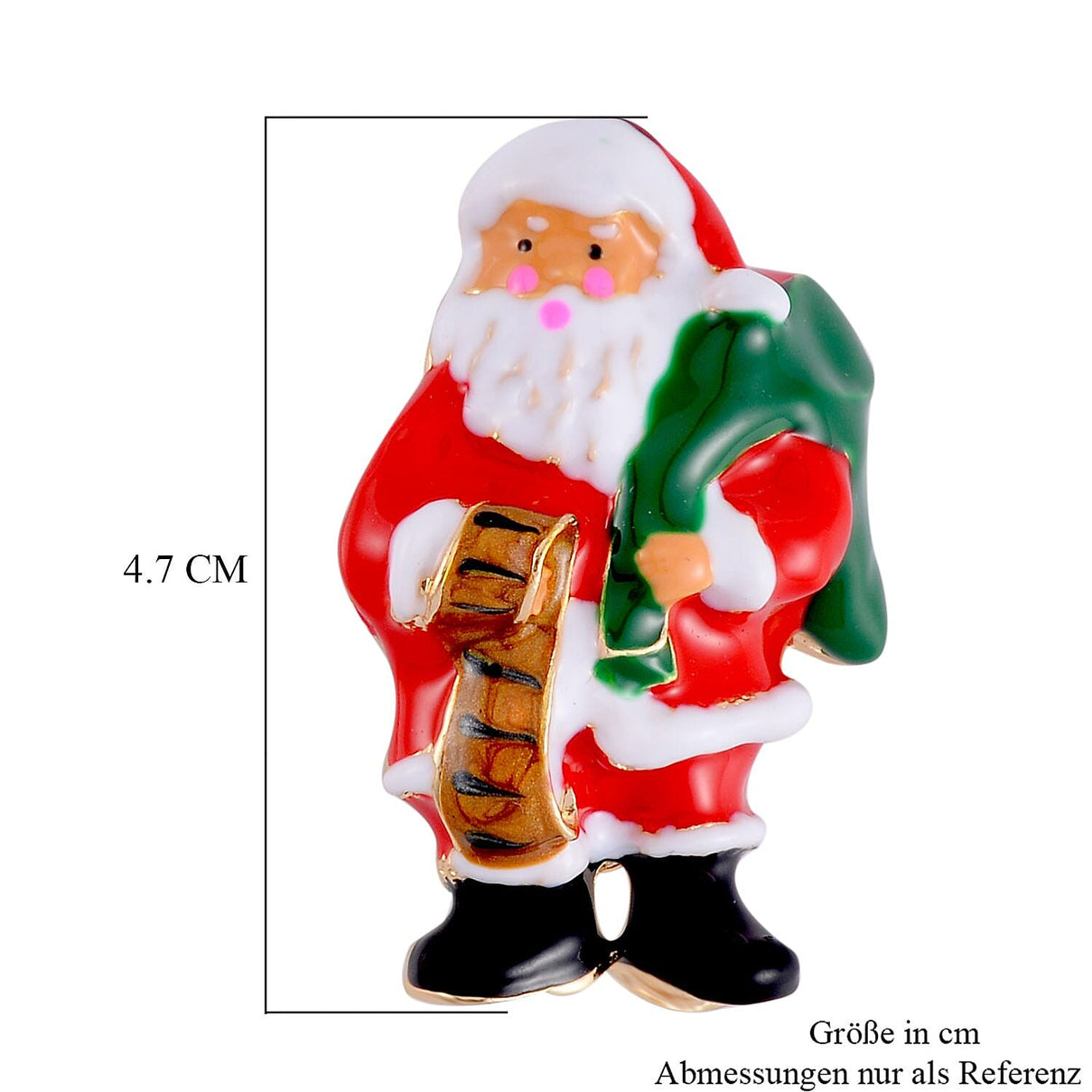 Santa Claus Brooch with Fine Polish 7639100 5
