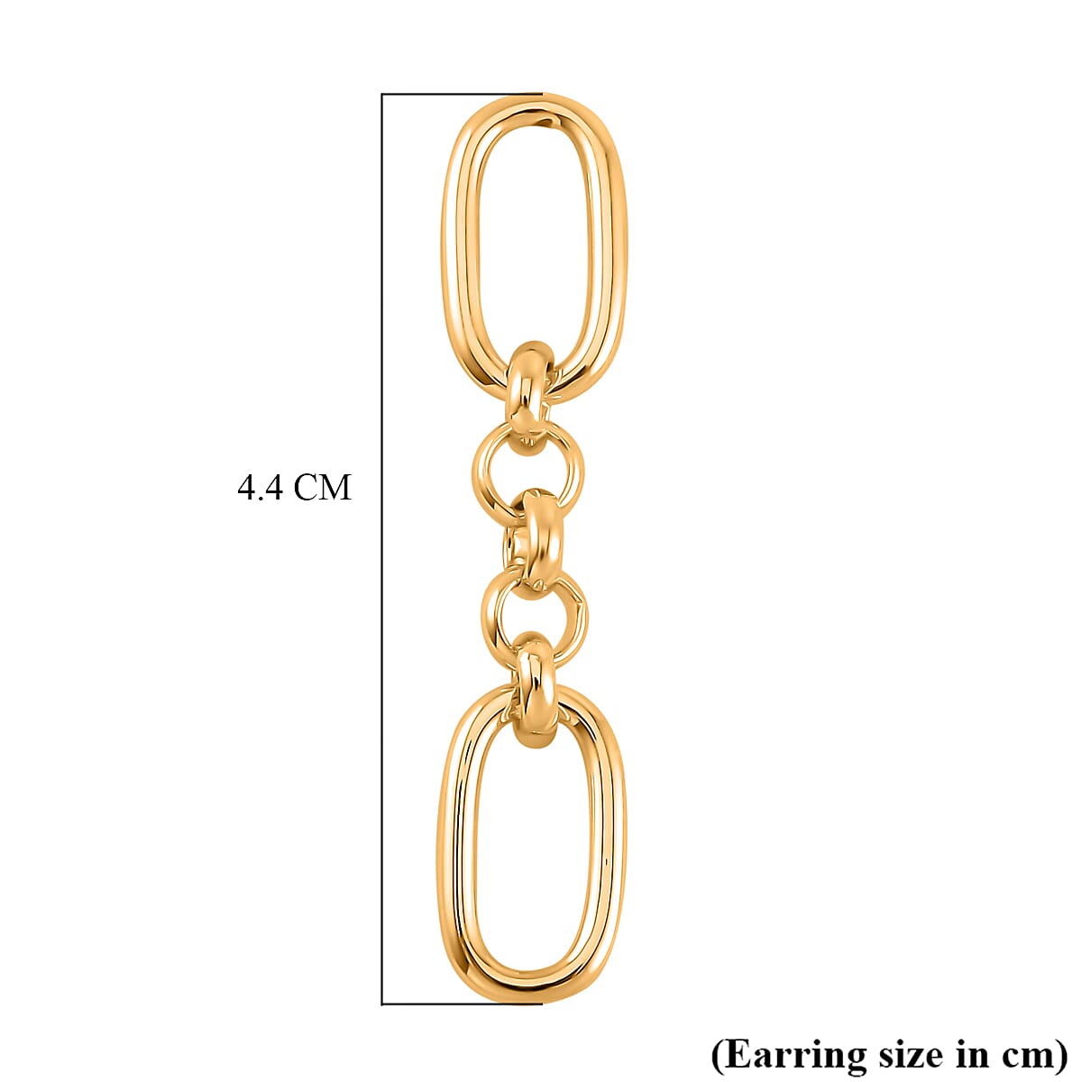 Chain Earrings in Yellow Gold Tone 7623092 5
