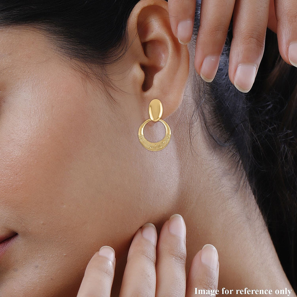 Antique Design Dangle Earrings with Push Back 7606383 8