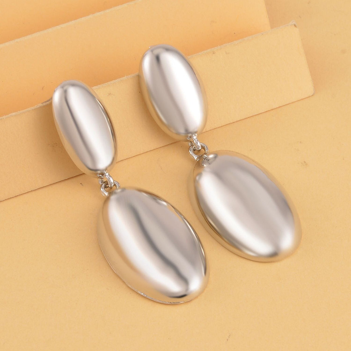 Designer Inspired - Pebble Design Dangle Earrings 7606442 2