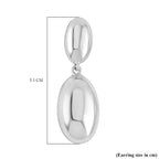 Designer Inspired - Pebble Design Dangle Earrings
