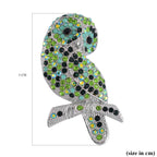 Austrian Multi Color Crystal Brooch - Bird