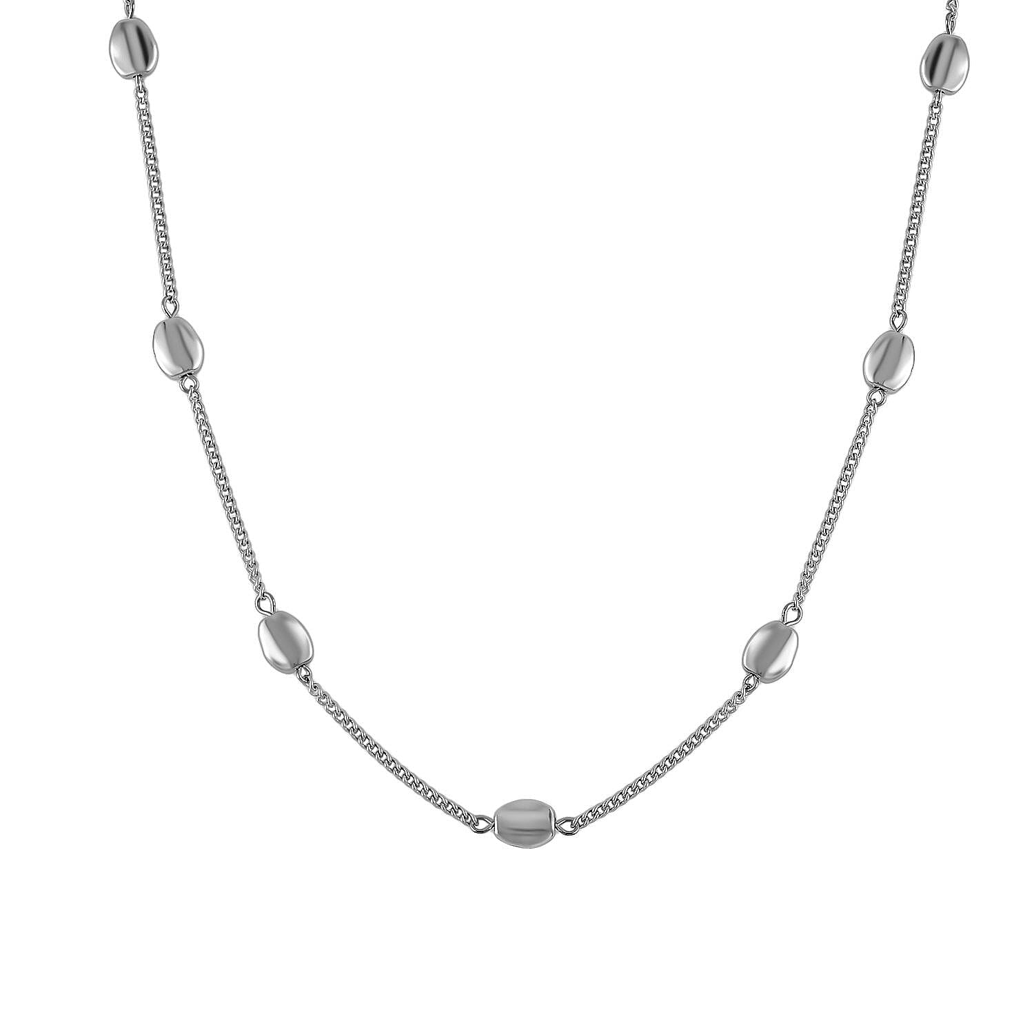 Designer Inspired -Pebble Station Necklace (Size - 29-3 inch Ext.) 7642298 0