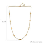 Designer Inspired - Pebble Station Necklace (Size - 29-3 inch Ext.)