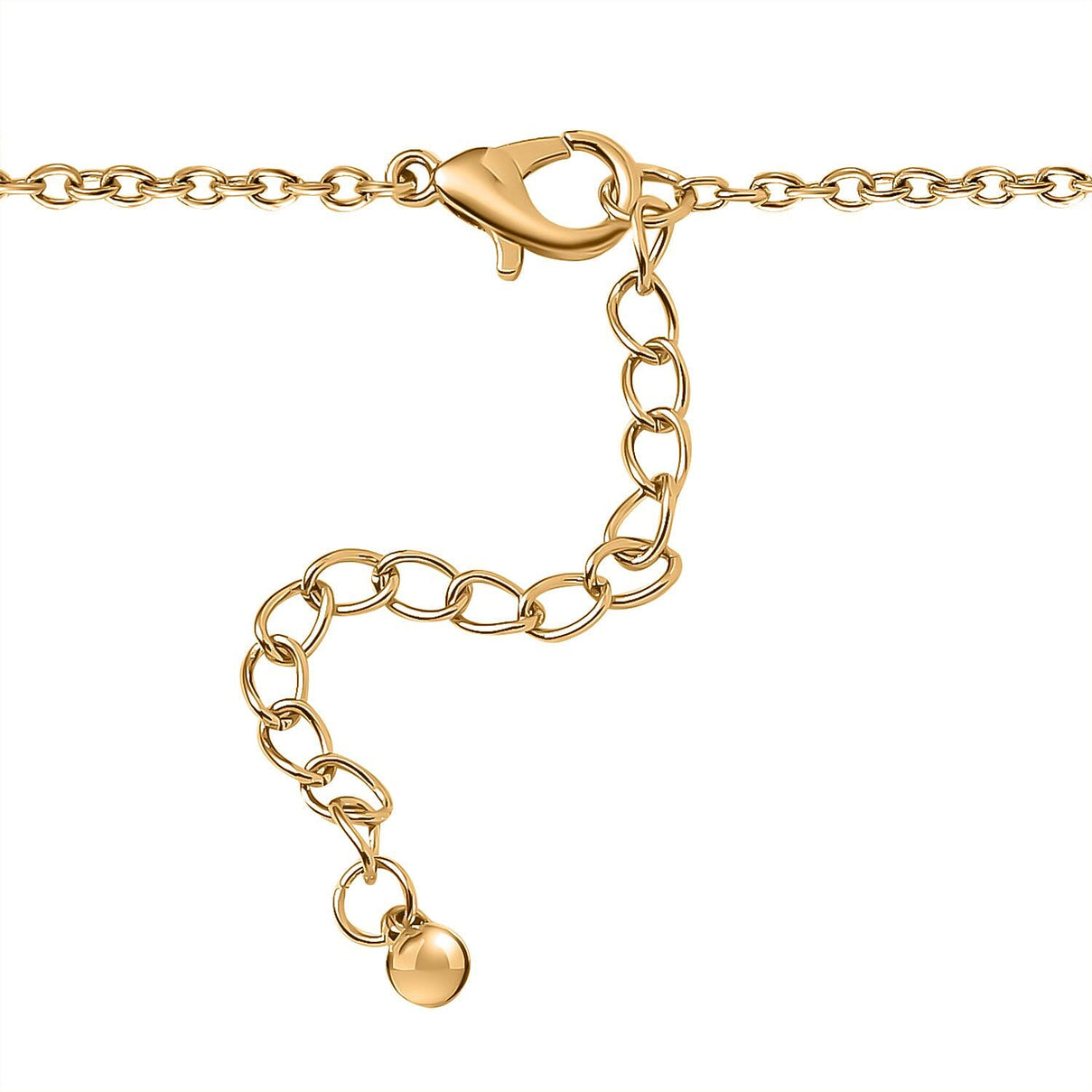 Designer Inspired - Pebble Station Necklace (Size - 29-2.50 Ext) in Yellow Gold Tone 7642440 4