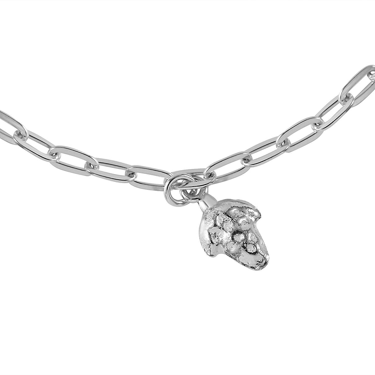 Sterling Silver Bracelet Strawberry Charm Bracelet (Size - 7.5) 7595013 4