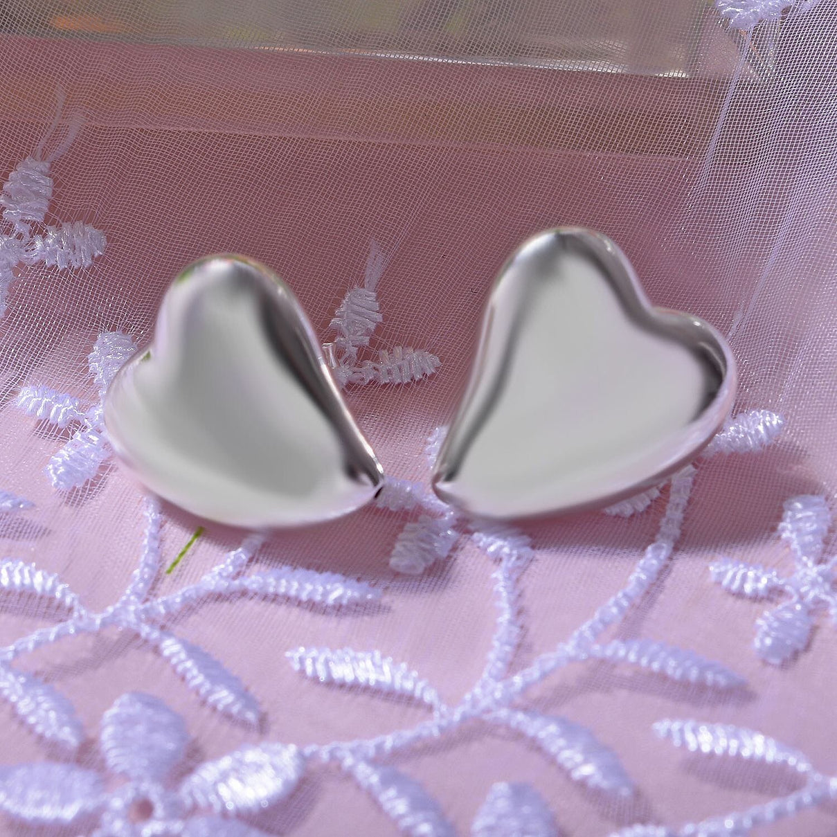Bangkok Closeout - Sterling Silver Heart Earrings 7595053 2