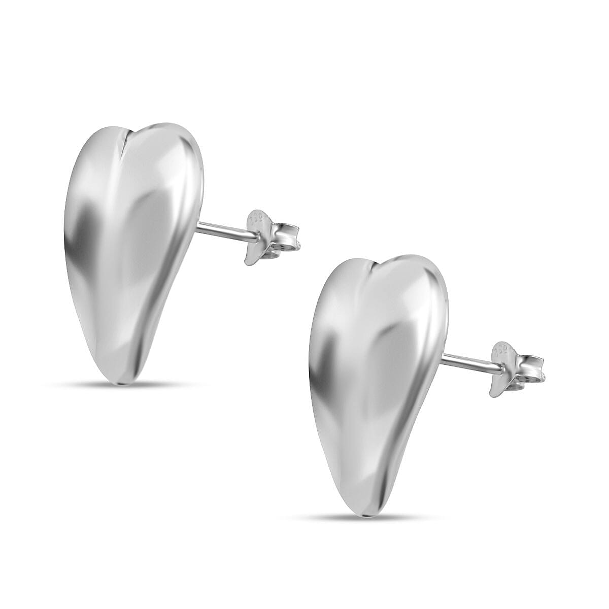 Bangkok Closeout - Sterling Silver Heart Earrings 7595053 4
