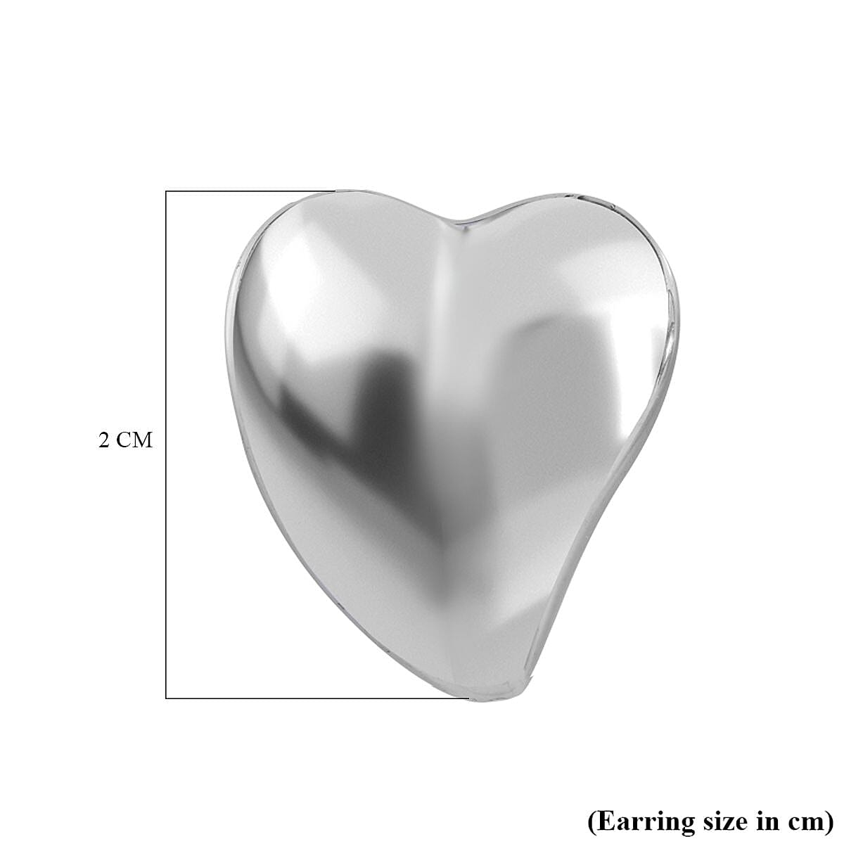 Bangkok Closeout - Sterling Silver Heart Earrings 7595053 5