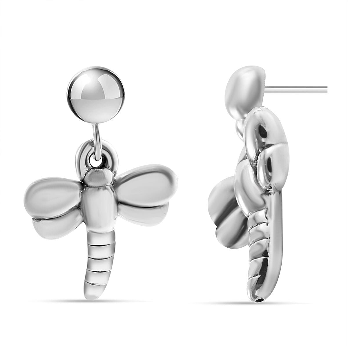 Bangkok Closeout - Sterling Silver Dragonfly Earrings 7595312 4