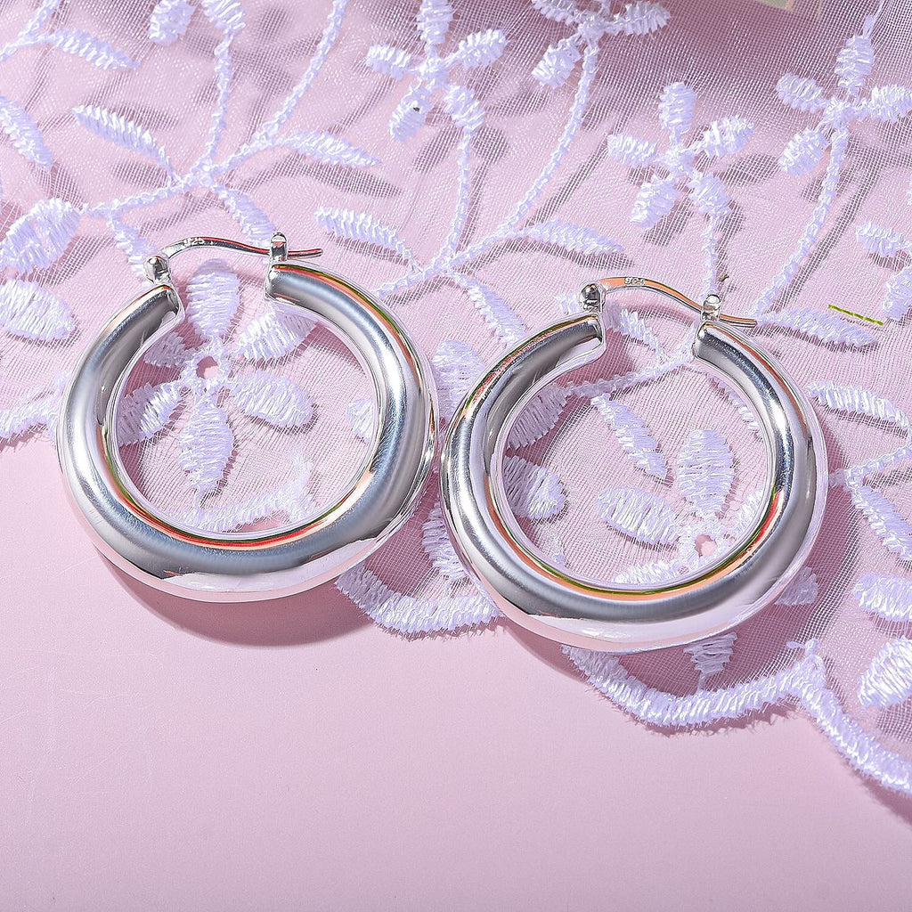 Bangkok Closeout - Sterling Silver Hoop Earrings