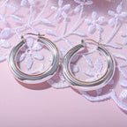 Bangkok Closeout - Sterling Silver Hoop Earrings