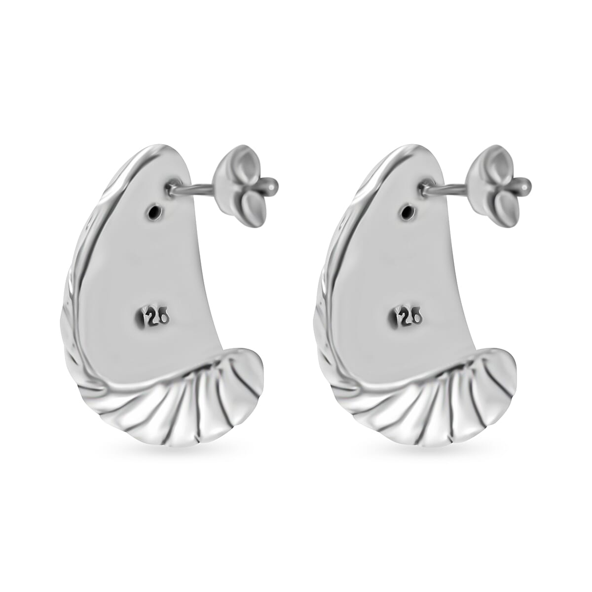 Sterling Silver Fancy Stud Earrings 7595206 4