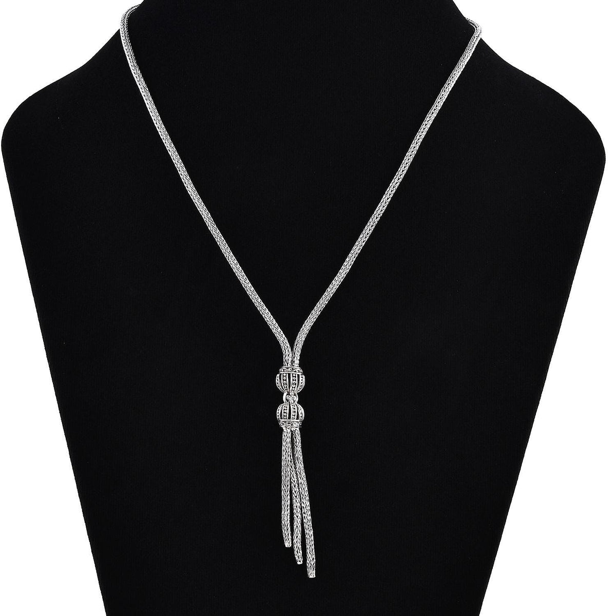 Royal Bali Collection - Sterling Silver Necklace (Size - 20) With T-Bar Clasp, Silver Wt. 24 Gms 7620545 2