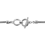 Royal Bali Collection - Sterling Silver Necklace (Size - 20) With T-Bar Clasp, Silver Wt. 24 Gms