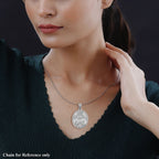 Royal Bali Collection - Sterling Silver Owl Pendant, Silver Wt. 9.30 Gms