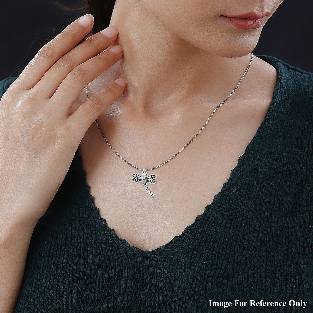 Bangkok Closeout - Sterling Silver Dragonfly Pendant 7595391 3