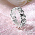 Bangkok Closeout - Sterling Silver Cuban Link Band Ring