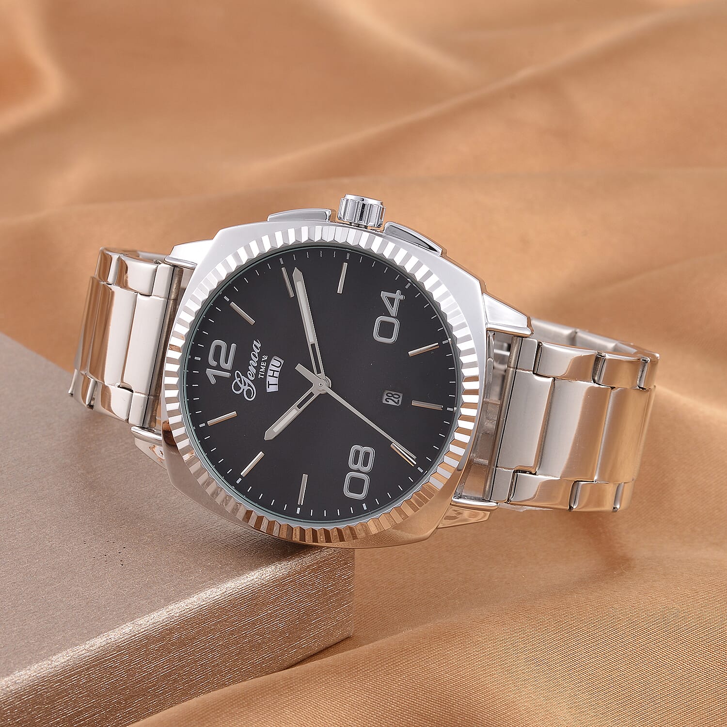 Genoa Watch in Stainless Steel 7575685 2