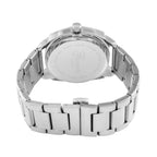 GENOA TIME V2 Double Calender Quartz Movement Black Sunshine Dial 3 ATM Water Resistant Watch With Stainless Steel Chain Strap