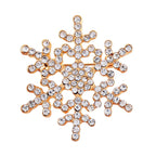 White Crystal  Brooch 0.01 ct  0.010  Ct.
