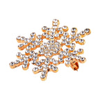 White Crystal  Brooch 0.01 ct  0.010  Ct.