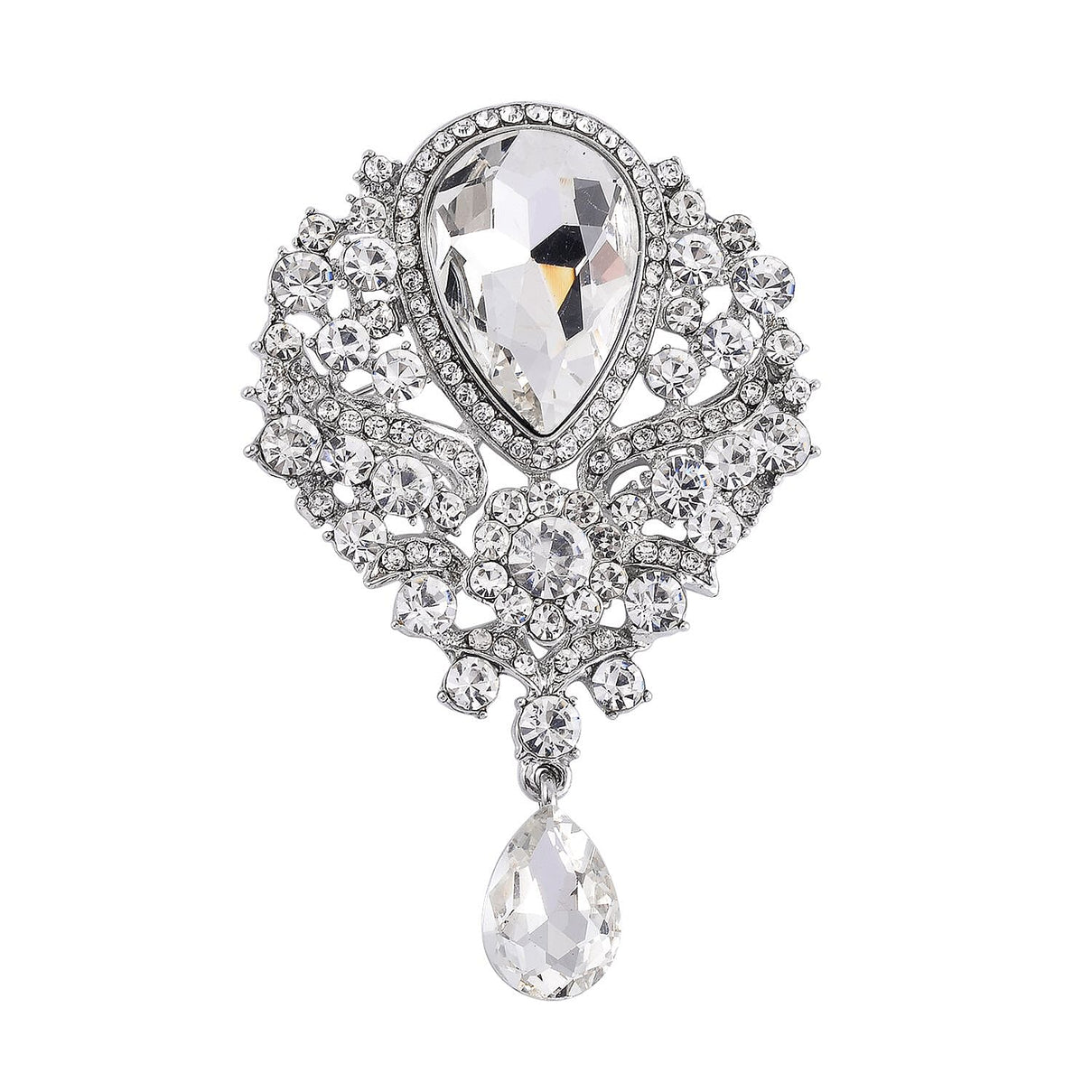 White Crystal Brooch 7640427 0