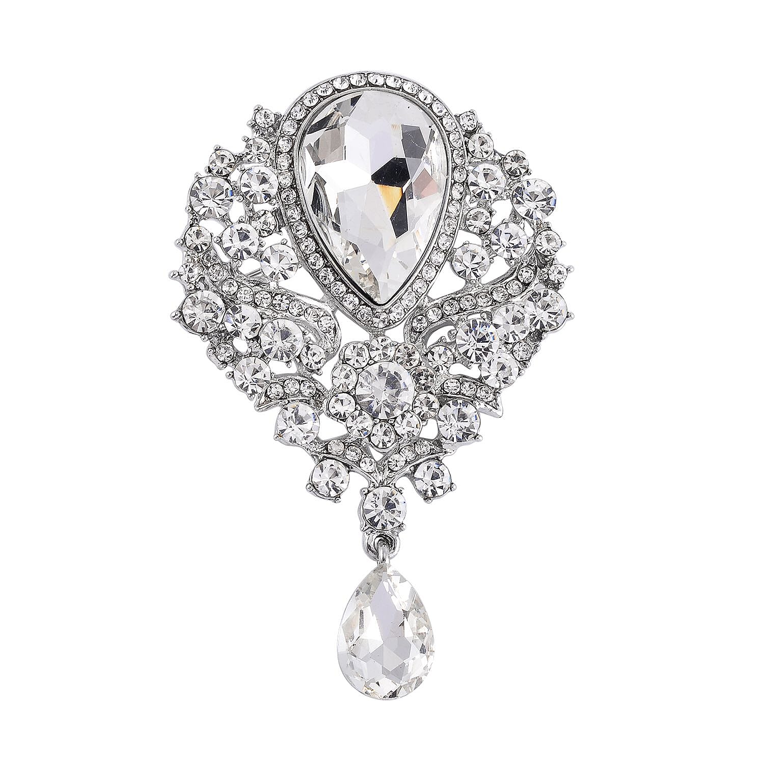 White Crystal Brooch 7640427 0