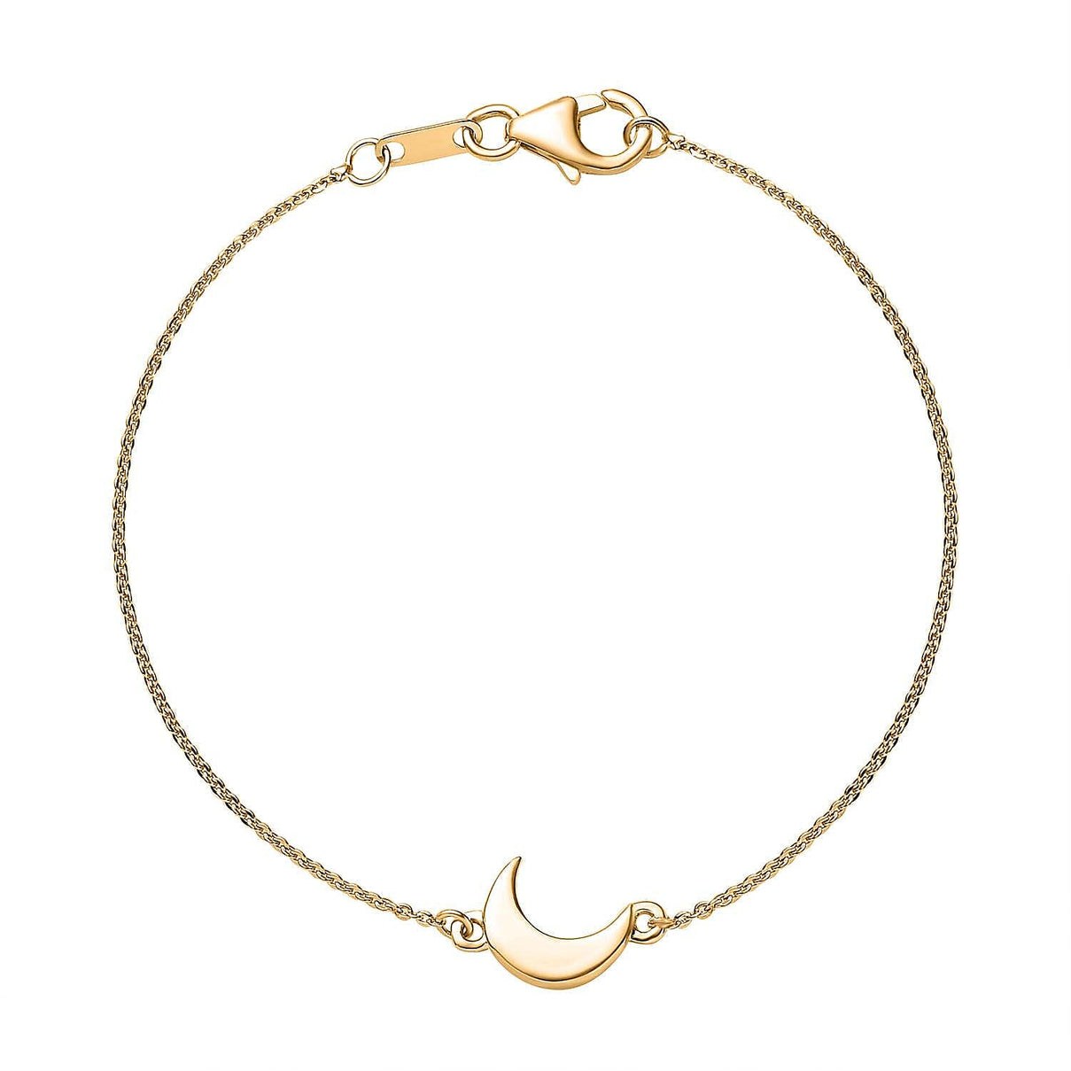 Vermeil YG Sterling Silver Chain Bracelet (Size - 7.5) 7575032 0