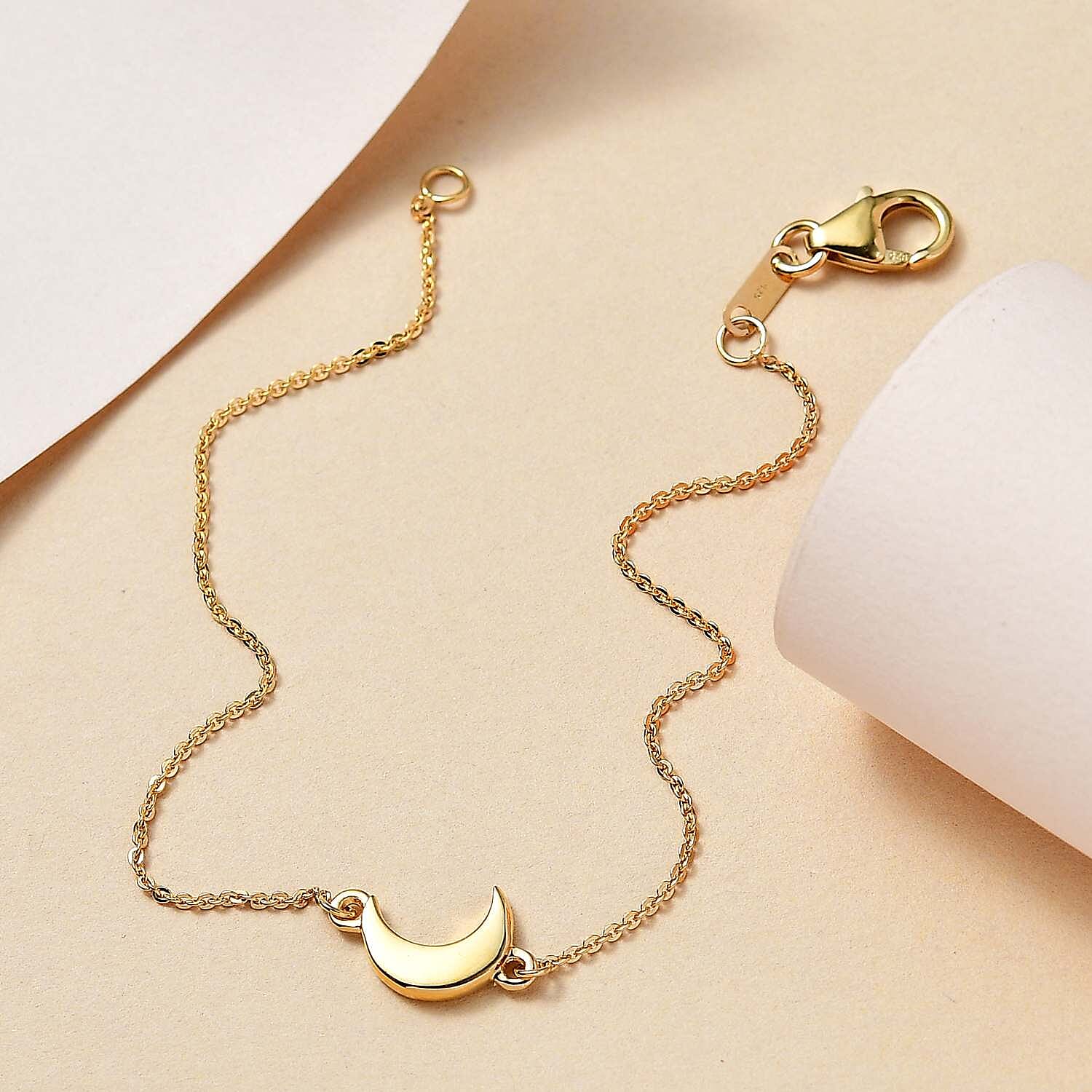 Vermeil YG Sterling Silver Chain Bracelet (Size - 7.5) 7575032 2