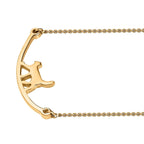 18K Vermeil YG Plated Sterling Silver Necklace (Size - 20)