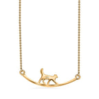 18K Vermeil YG Plated Sterling Silver Necklace (Size - 20)