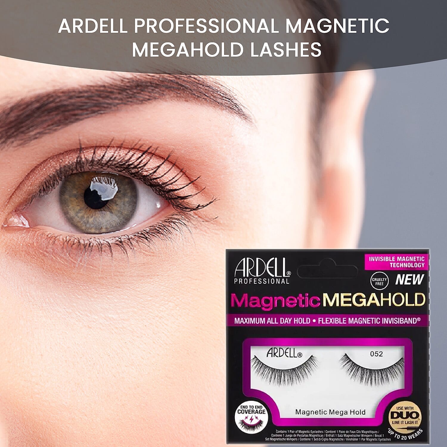 Ardell Professional Magnetic MEGAHOLD Lashes 052 7619244 2