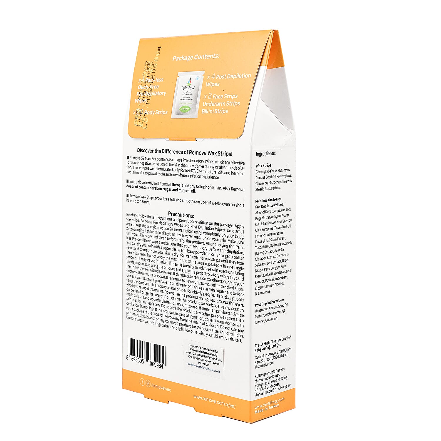 Ready To Use Body Wax Strips 7558618 2